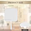 DIY Sublimation Fans PET Plastic Double Sided Sublimation Blank Fans with Protective Film for Wedding Party Festivals Activity
