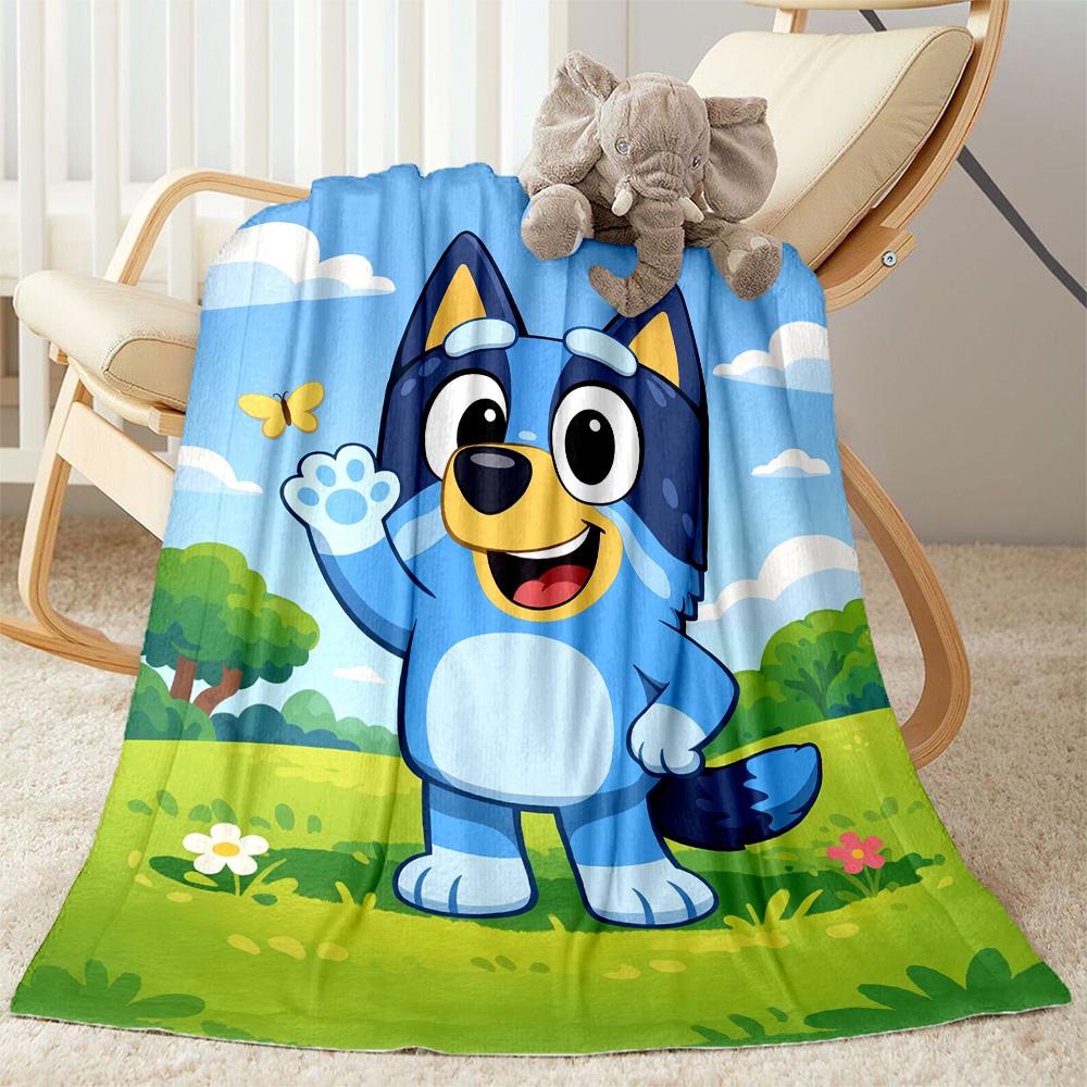 Halloween Costumes Bluey Blanket Durable Comfort Perfect for Chair Bedding Couch for All Seasons Digital Print Gift for Travel Home Birthdays