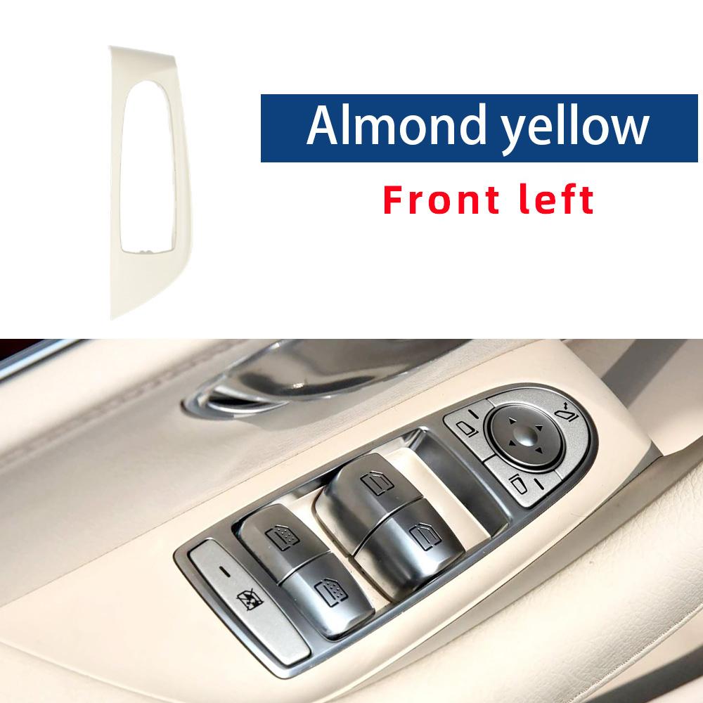 For Mercedes Benz E-Class W213 2016- Door Trim Panel Handle Car Interior Handle Inner Door Armrest Panel Pull Trim Cover