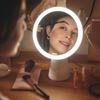 Philips Actress Mirror with LED Light, 3 Color Lighting Modes, Adjustable Angle, 95% Natural Light Reproduction, Makeup Mirror, Makeup Mirror, USB Cha