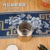 Portable Titanium Tea Canister 150ml Mini Airtight Travel Storage Jar Outdoor Camping Hiking
