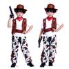 Western Cowboy Halloween Kostüm für Herren und Damen für Erwachsene Bühnen- und Maskerade-Veranstaltungen