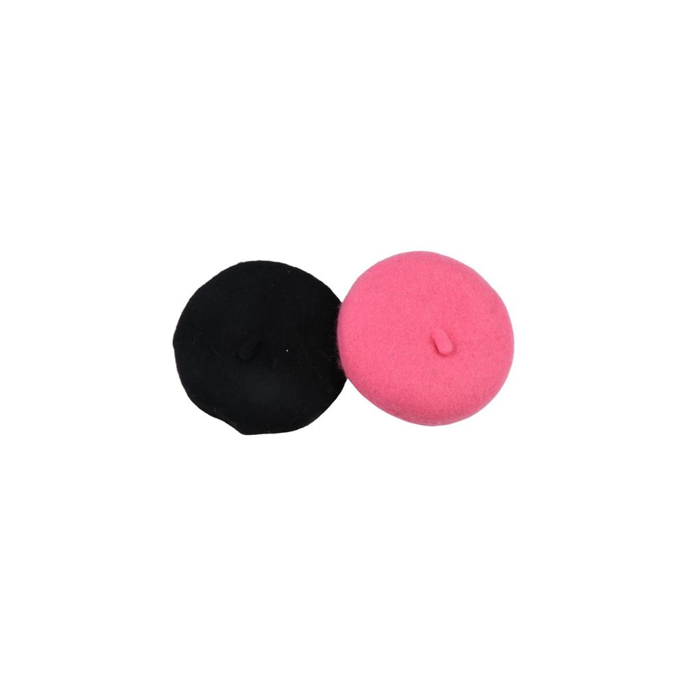1 pcs Mini Solid Color Pet Decor Pet Wool Cap Pet Headwear Dog Beret Cat Hat