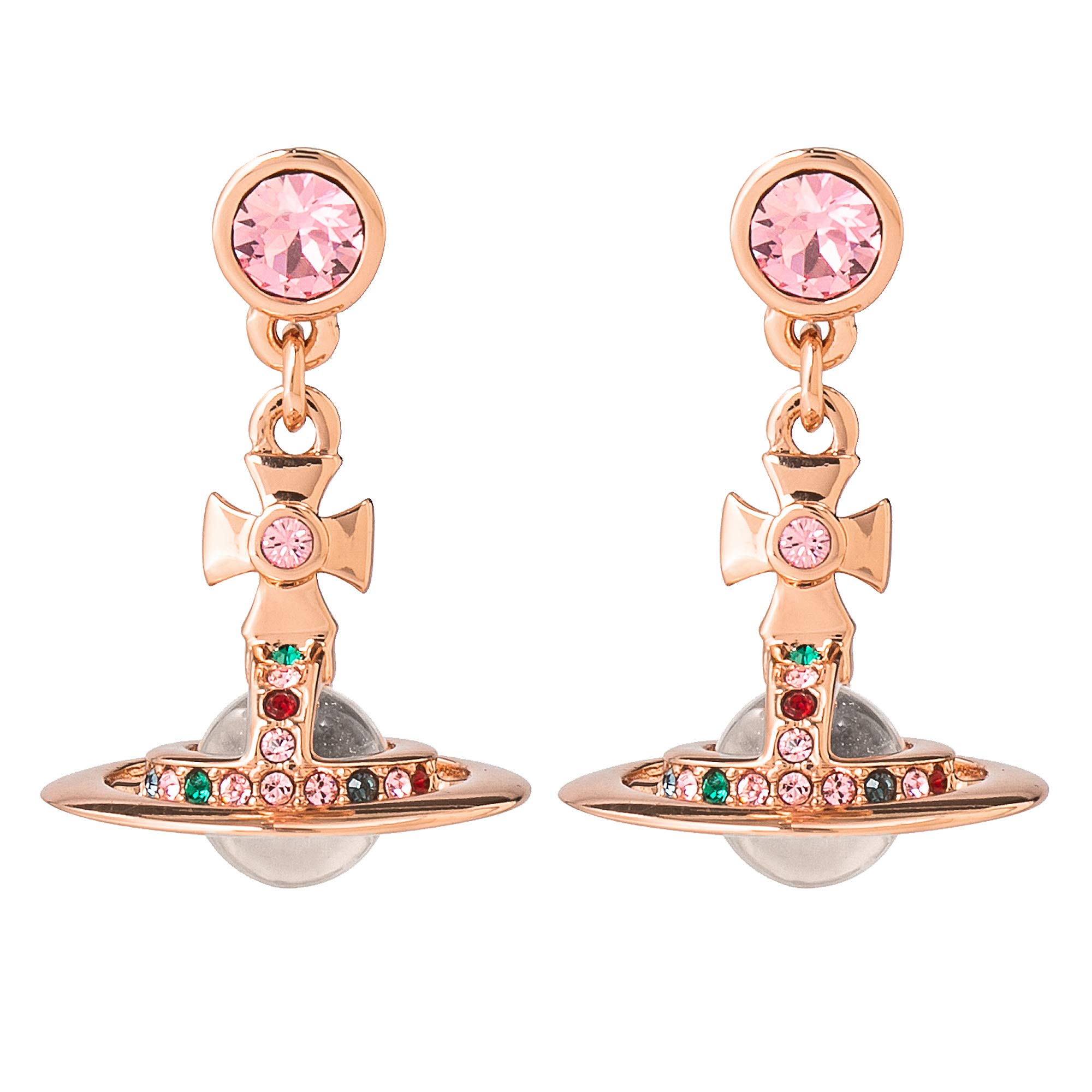 

Серьги Vivienne Westwood 62020032 G002 New Petit Orb розовое золото [Товар]