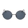 New Fashion Candy Vintage Round Mirror Sunglasses Woman Luxury Brand Original Design Black Sun Glasses Female Oculos