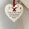 Heart Shaped Christmas Ornament 2D Acrylic Car Rear View Mirror Charm Love Is Like