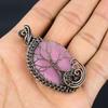 Pink Monalisa Pendant, 999 Copper Wire Wrapped Pendant Handmade Gemstone Jewelry, Gifts For Wife Brand New Pendant