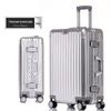 20-Inch Aluminum-Magnesium Alloy Carry-On Suitcase with Password Lock and Metal Frame