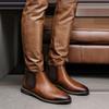 Stiefeletten Lässig Marke Retro 2026 Mode Bequem Chelsea Boots