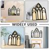Gothic Mirrors Wall Decorative Mirror Gothic Arched Wall Mirror Vintage Cathedral Arch Frame Mirror for Halloween Christmas Home