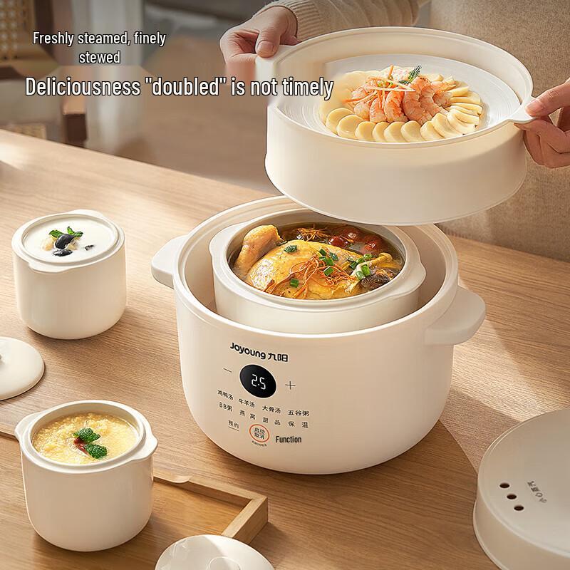 Joyoung Electric Stew Pot & Steamer CN plug (adapter included)