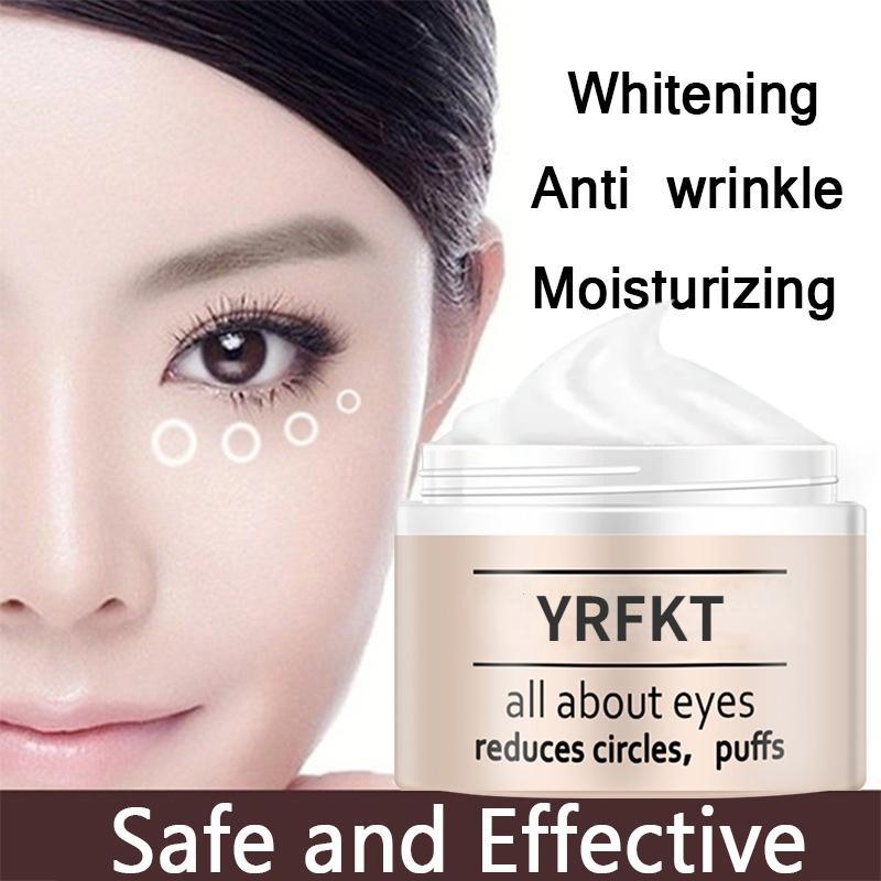 Peptide Anti Wrinkle Black Eye Cream, Serum Gel, Compact Whitening Edema, Eye Care Dark Circle Remover  Eye Cream