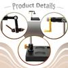 Fly Tying Vise Multiple Adjustments Fishing Supplies with Pedestal Base Sturdy Lure Making
