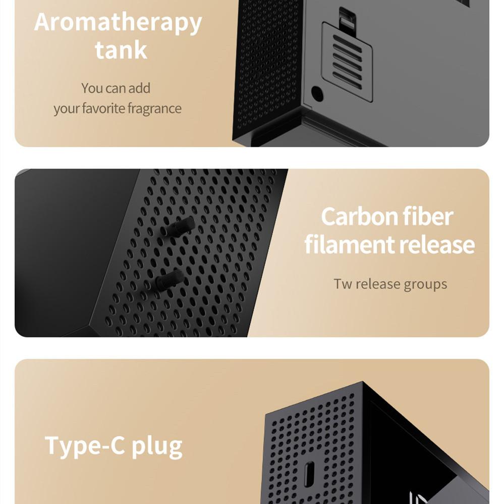 Rechargeable Negative Ion Air Purifier Toilet Odor Removal Household Formaldehyde Removal Equipment Wall Mounted Air Purifier