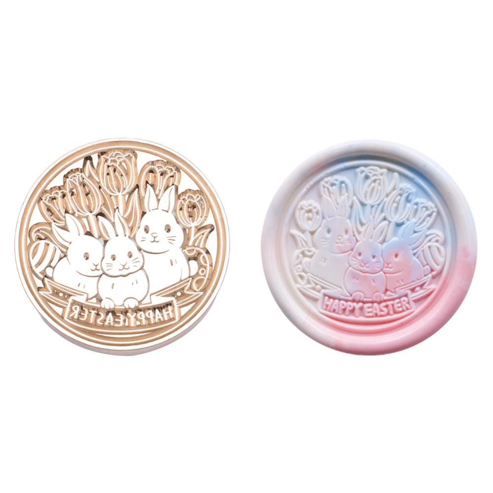 

DIY Art Seal Head Multipurpose Metal Enamel Seal Head Ornamental Craft Supplies Envelope Decorative for Packaging Scrapbooking