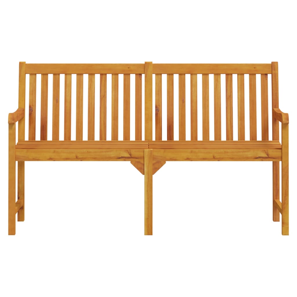 Vidaxl Ławka Ogrodowa, 150 Cm, Lite Drewno Akacjowe