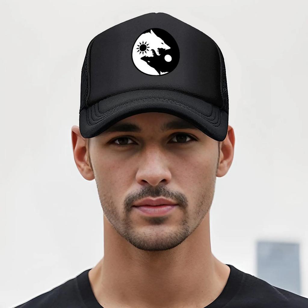 YIN-Yang Wolf Edition Baseball Cap Tea Hat Bobble Hat Golf Wear Hat Luxury Brand Women Caps Men's