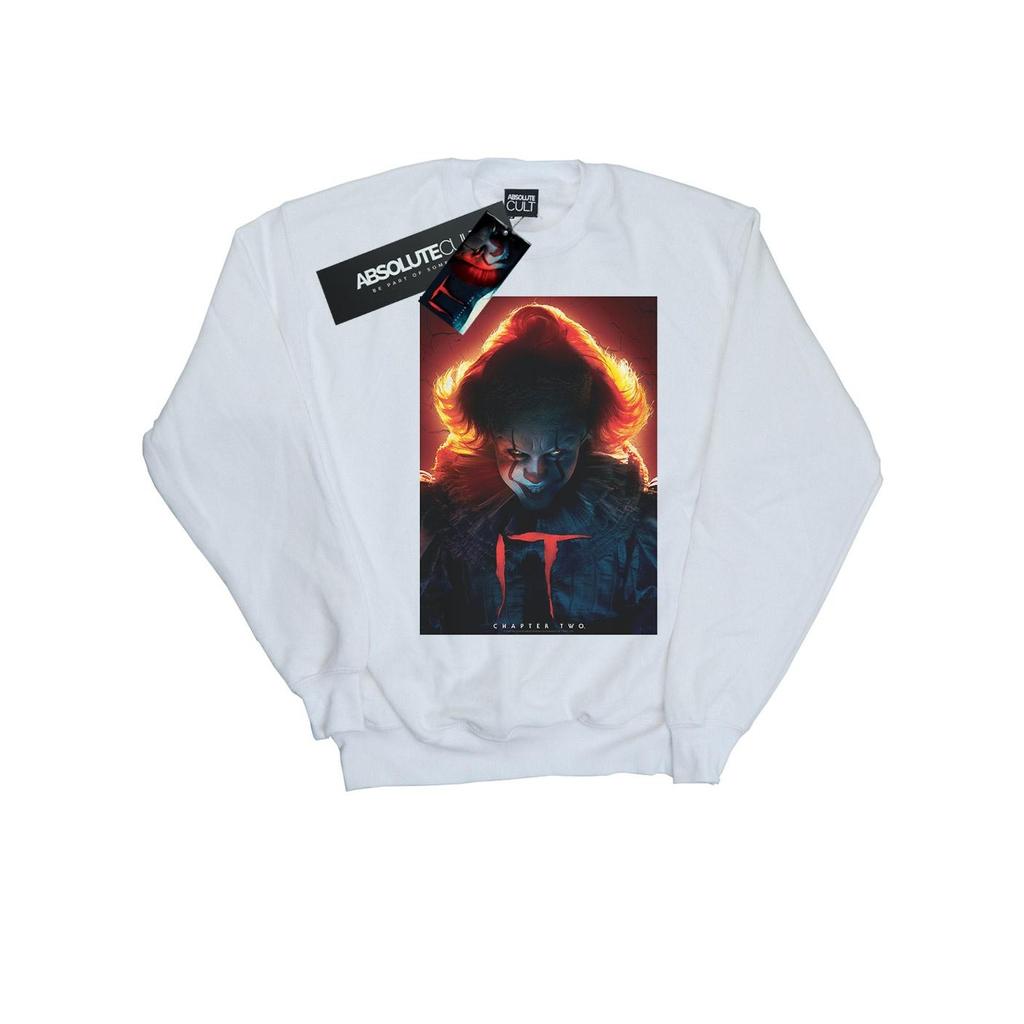 It Chapter 2 Mens Pennywise Poster Sweatshirt