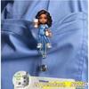 Cute Ambulance Retractable Nurse Badge Reel Clip Cartoon Medicine Doctor Students IC ID Card Badge Holder