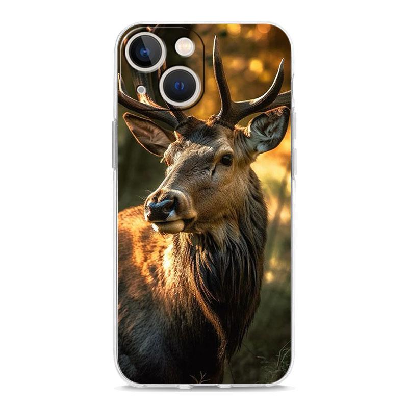 Phone Case For iPhone 17 Cases iPhone Air 16 15 12 13 14 Pro Max 7 8 Plus 16Pro iPhone11 Clear Soft Cover Deer Hunting