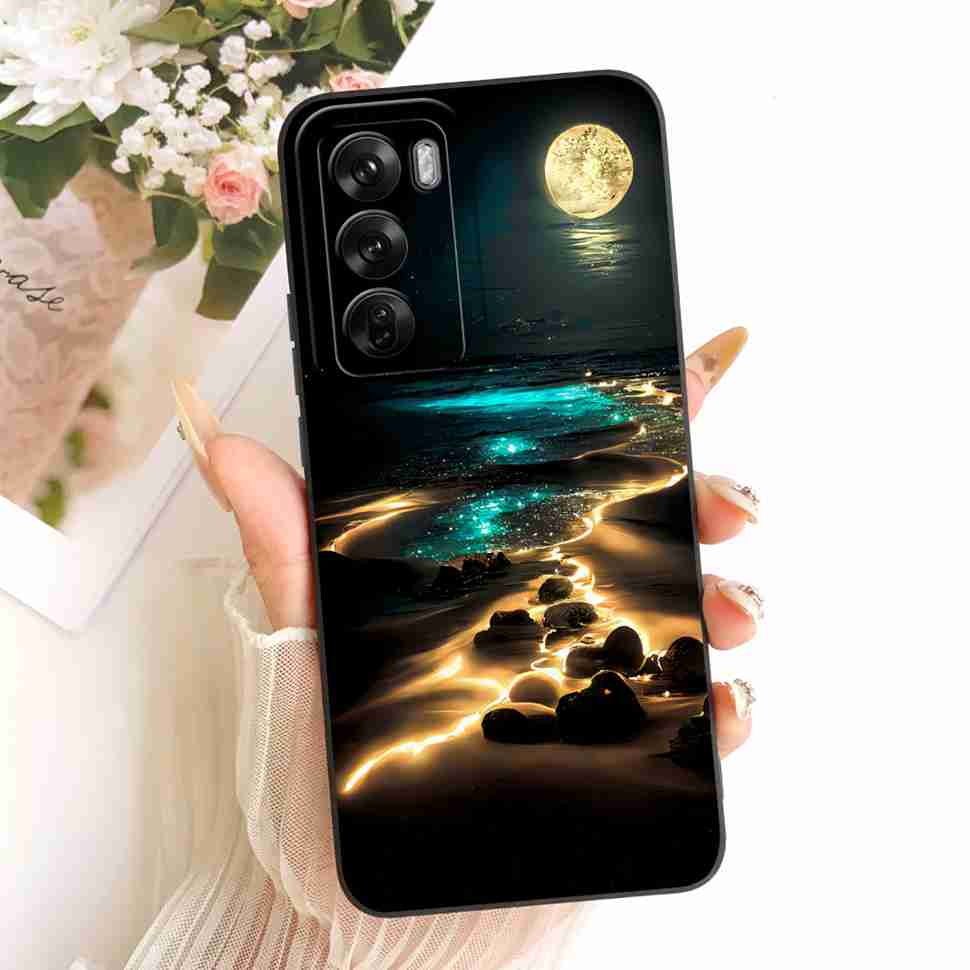 For Oppo Reno12 Pro 5G Case CPH2629 New Fashion Painted Cover Soft Phone Case For Oppo Reno 12 Reno12 Pro Back Cover Coque
