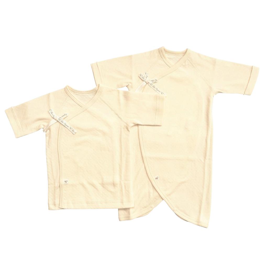 Pure Organic Newborn Organic Newborn Shorts and Combination Set of Soft Made in Ivory Underwear, 100% Cotton, Undershirts, 2, All-Season Underwear,