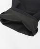 Jikeulib Bonded Brushed Elastic Waist Pintuck Semi-Wide Cotton Pants [Black]