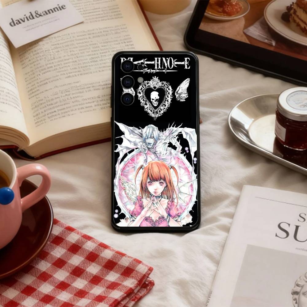 Misa anime D-Death N-Note    Phone Case For Samsung S 25,24,23,22,30,21,10,9,Ultra,Plus,Lite,FE,4,5 G Soft Black Case