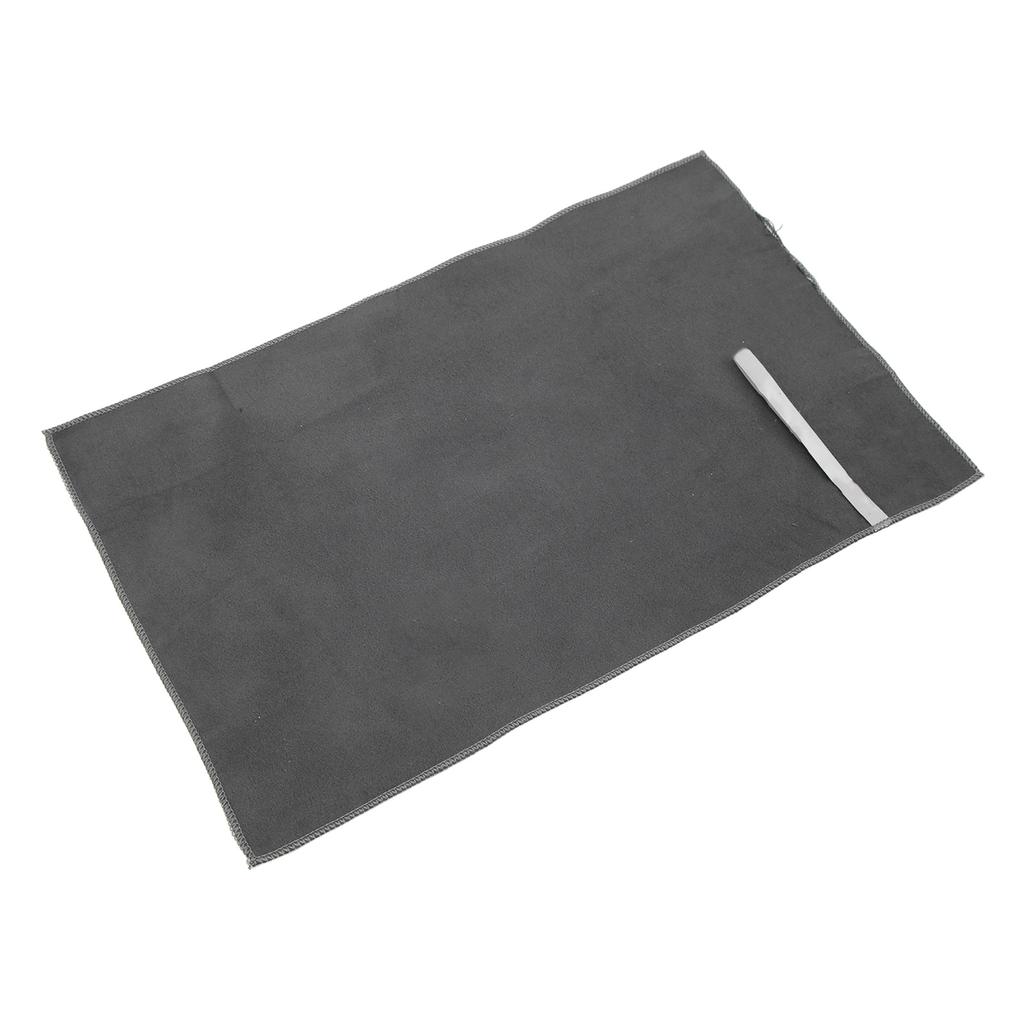 Snooker Cue Cloth Remove Dirt Dust Soft Cotton Pool Club Cleaning Towel Dark Grey