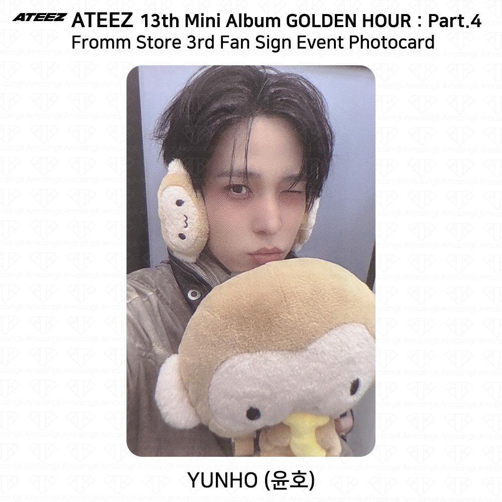 

ATEEZ 13-й міні-альбом Golden Hour Частина.4 FrommStore 3-й фотокартка для фанатського підпису Yunho