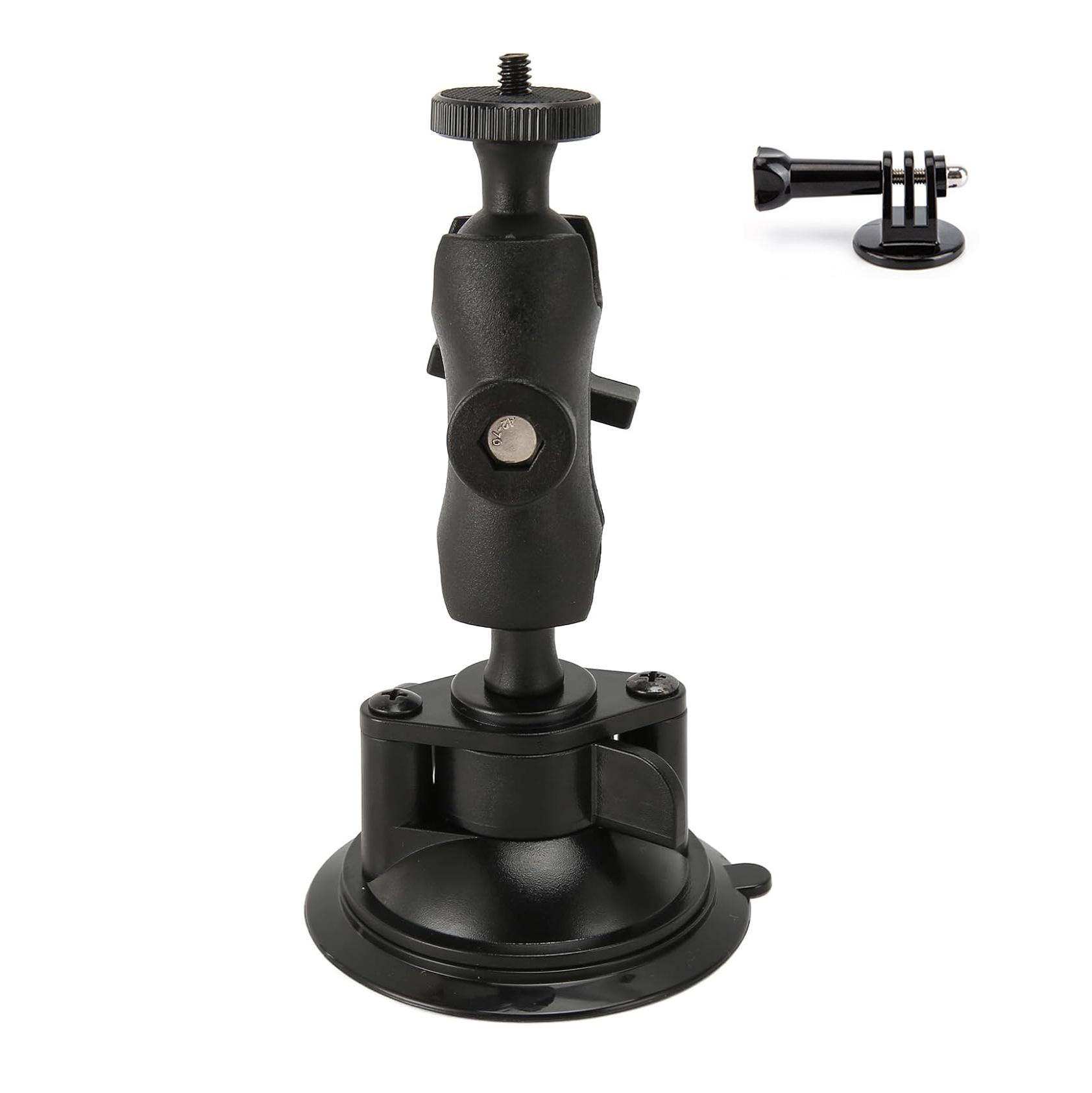 

Car Window Camera Suction Cup Support Mount for Action Camera Gopro Insta360 with Magic Arm Socket for Video Recording Filming