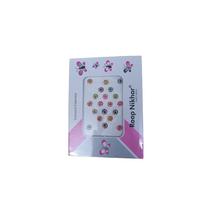 @4 Pcs Round Stone Bindies for Women UKS9-80%OFF