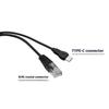 1 sztuka 48V na 5V Micro USB Typu C Rozdzielacz Poe 100/1000 Mb/s Gigabitowy Wstrzykiwacz Poe do Kamery Zasilanie dla Huawei Hikvision