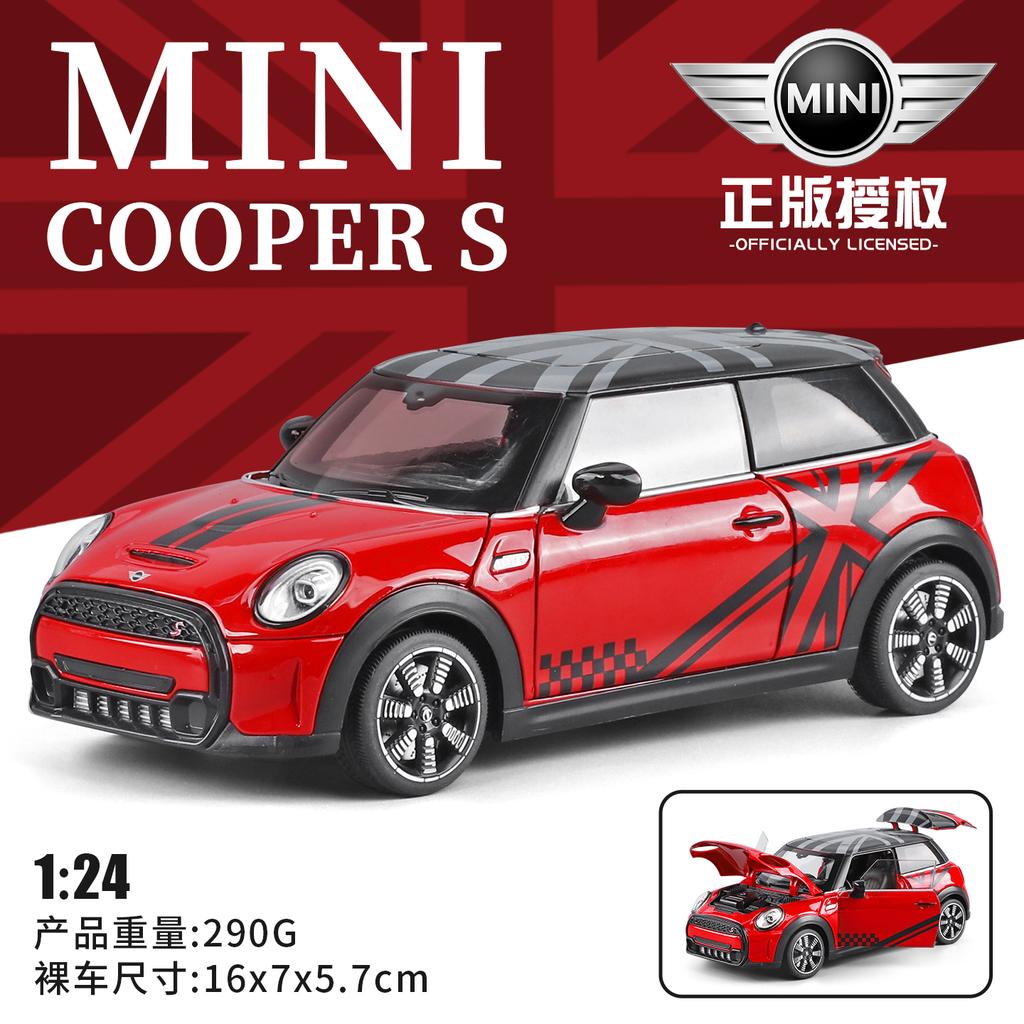 1:24 BMW MINI Cooper S F56 Britský Kompaktní Sportovní Hatchback Kovový Odlitý Modelový Automobil Domácí Trendy & Stolní Dekorace