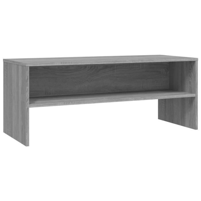 VidaXL TV Stand Sonoma Grey 100x40x40 Cm Engineered Wood 815232