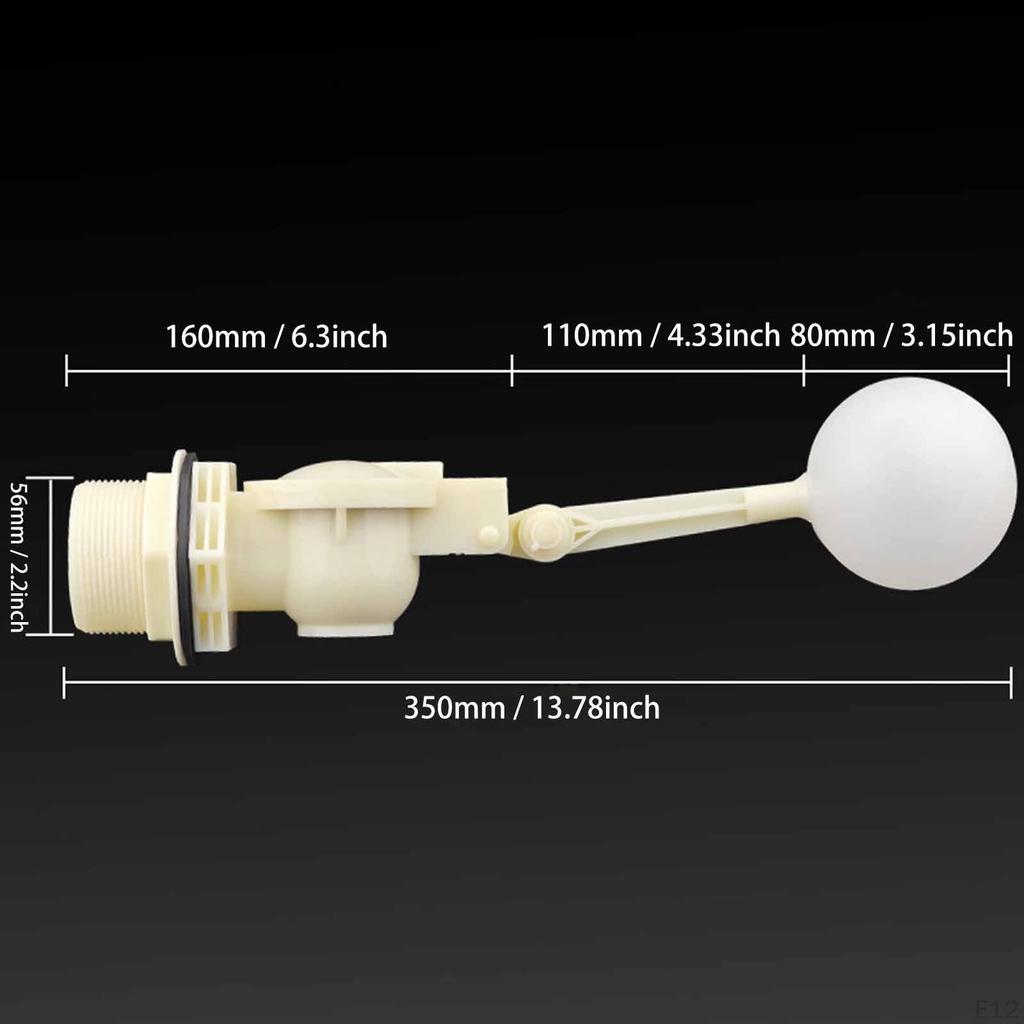Schwimmerkugelventil Automatisches Füllen Kompakt, Robust, mit Verstellarm, Wasserstandskontrolle für