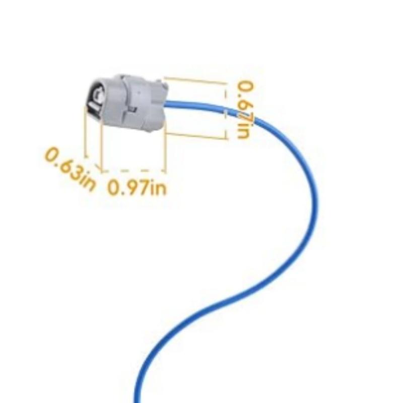 

1-Way Connector 11428 for Toyota Temperature Sensor Power Steering Pump Switch Connector Pigtail 1b257 for Toyota 97-11 10pcs