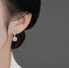 S925 Sterling Sølv 0.5/1 Karat Moissanitt Pose Øredobber Mote Casual Enkelt Design High-end Lett Luksus Nisje Gave Til Kjæreste