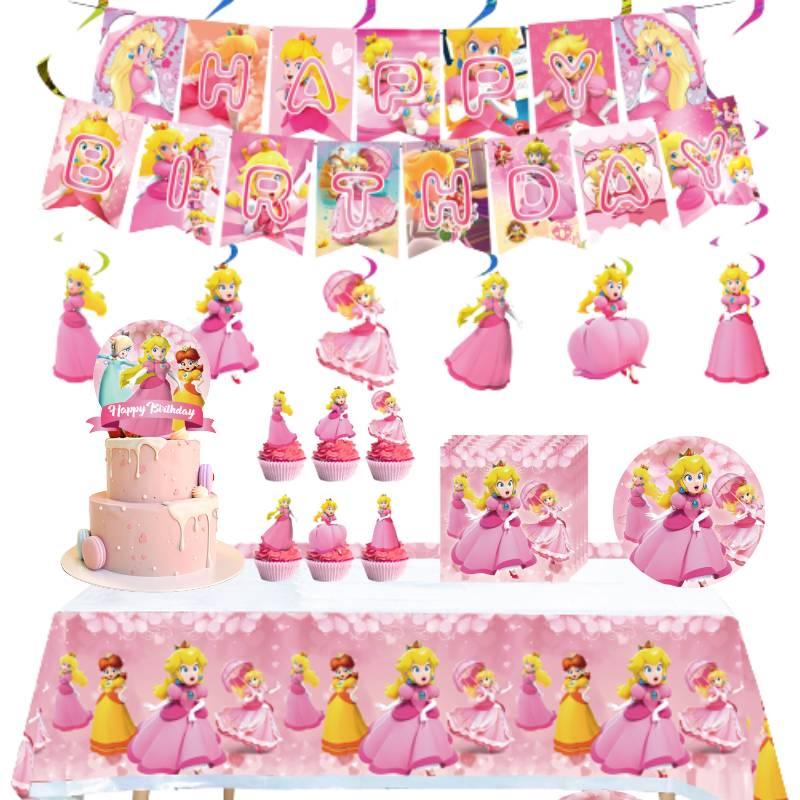 Princess-themed Party Supplies For Pet Birthday Decorations Including Plates And Utensils New Arrival