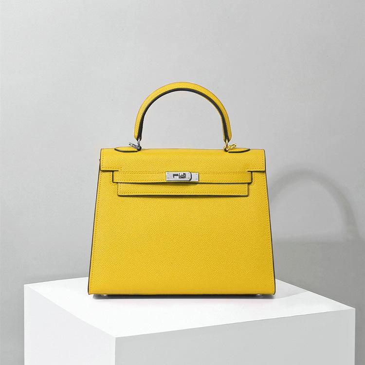 2025 Echtleder Cross-Border Paket Vorteilspaket Handheld Seil Rindsleder Mode Minimalistische Handtasche Einzelner Lederriemen Paket Tasche Paket