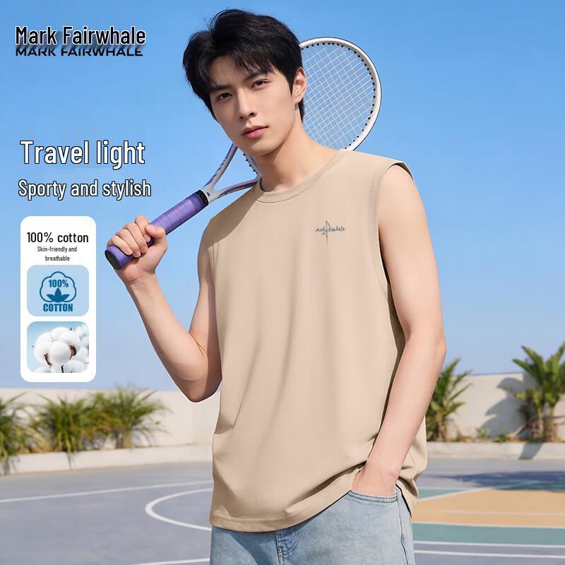 

Мужская спортивная майка без рукавов из чистого хлопка Mark Fairwhale 2XL