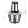 ZISIZ Electric Meat Grinder & Food Processor