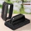 Professional Grills Cleaning Brush Ergonomic Nonslip Handle Solid Steel Bristles Perfect For Charcoal Grills And Griddles