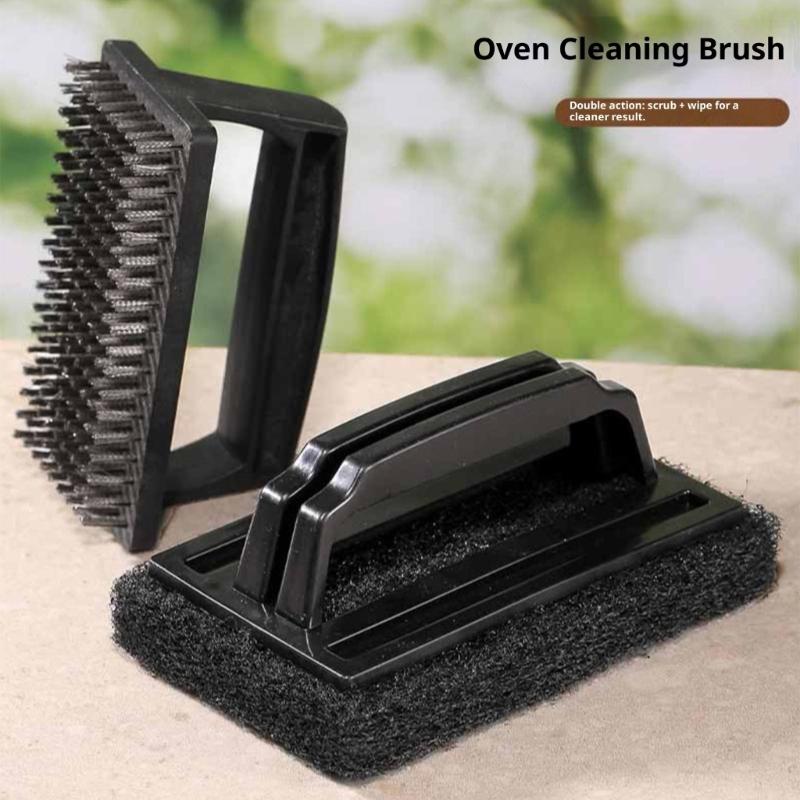 Professional Grills Cleaning Brush Ergonomic Nonslip Handle Solid Steel Bristles Perfect For Charcoal Grills And Griddles