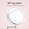 Wall-Mounted Folding LED Makeup Mirror