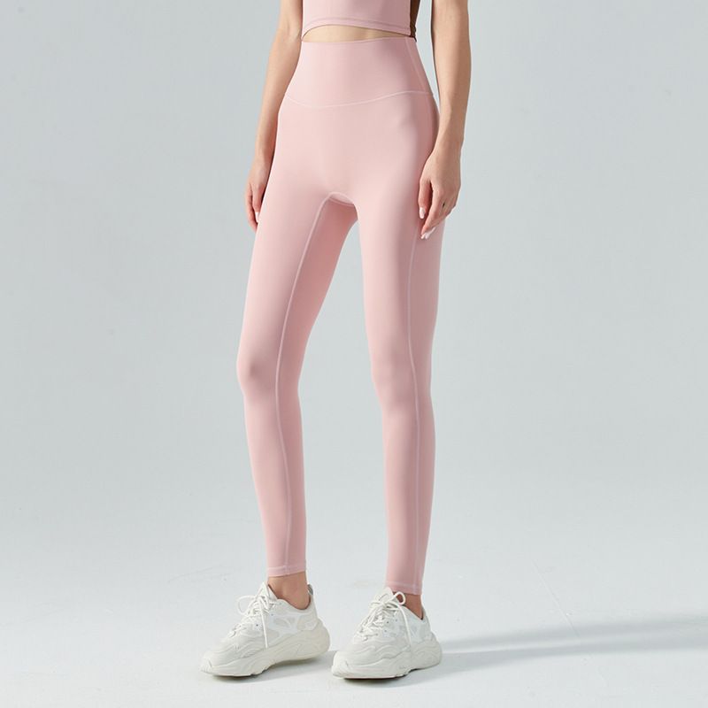 Export Double-Sided Sanding Yoga Pants No T Line Nude Feel Hip Lifting Waist Outdoor Running Sports Slim Fit Fitness Pants Outwear
