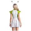 Costume da Cosplay Alieno di Halloween per Donna Vestito Carino Spazio Esterno con Fascia