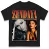 Zendaya T-shirt Bootleg Maglietta Uomo Donna Top Unisex T-shirt 100% Cotone