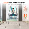 SucceBuy Aerial Yoga Frame & Hammock 9.67 ft Yoga Swing Stand W/13.1 Yards Aerial Hammock Max 551lbs Yoga Rig for Indoor Outdoor