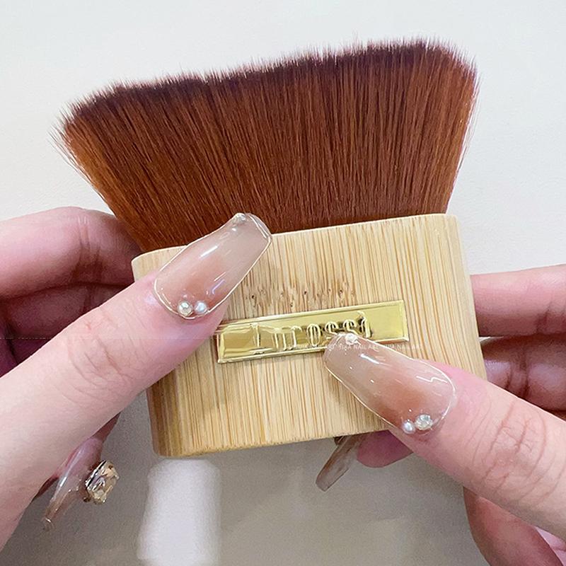 Wooden Nail Art Tool Cleaner Dust Cleaning Brush Soft Art Nail Brush Acrylic Uv Polish Gel Manicure Pedicure Clean Tool Salon